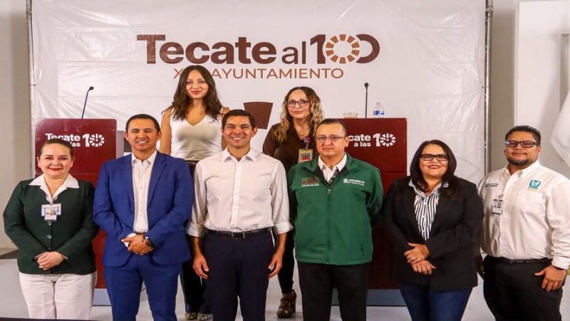 Firman convenio IMSS-Bienestar y Gobierno de Tecate