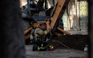Fuga de gas moviliza a bomberos en la Zona Centro