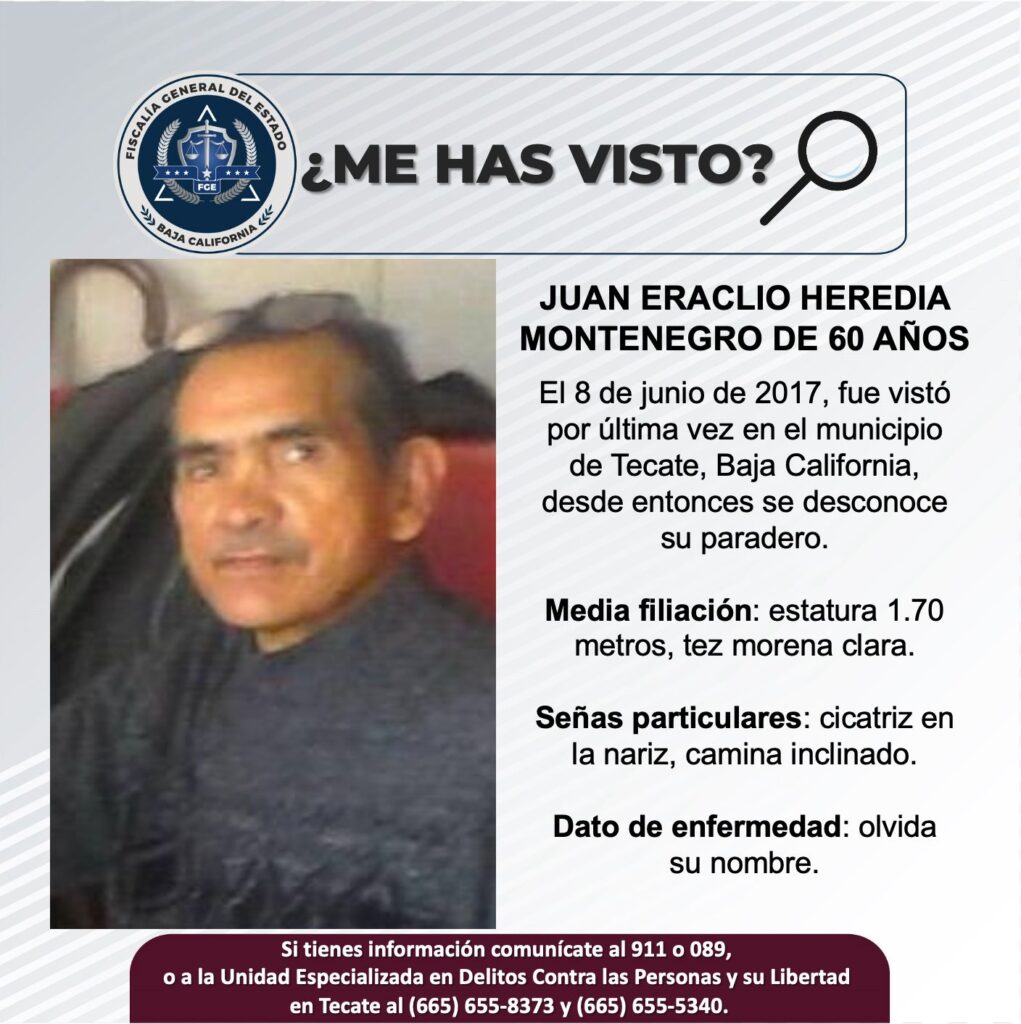 Pesquisa de Juan Eraclio Heredia Montenegro de 60 años