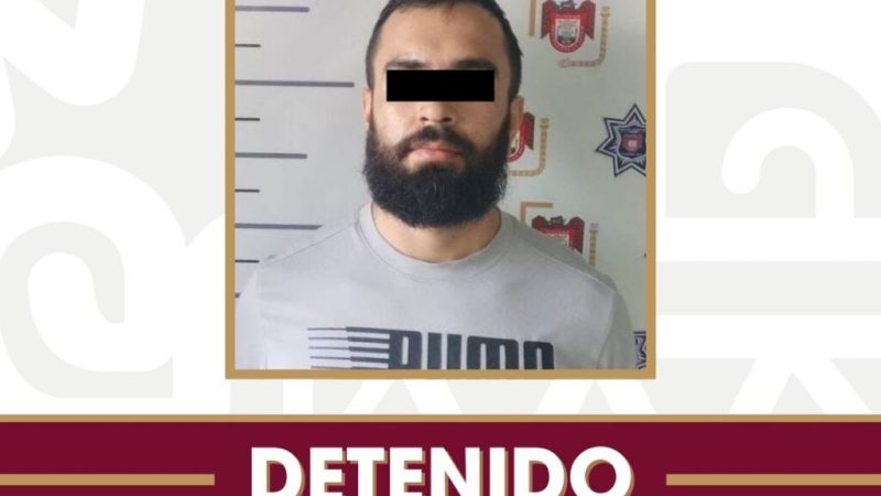 Asegura Policía Municipal a hombre que lesionó a un canino en el fraccionamiento Verona Residencial