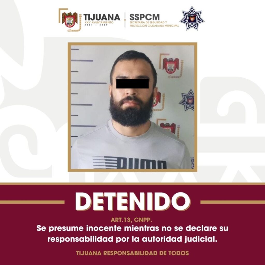 Asegura Policía Municipal a hombre que lesionó a un canino en el fraccionamiento Verona Residencial