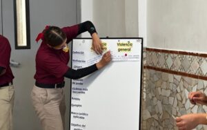 IMMUJER Tecate impulsa la prevención de la violencia de género en escuela militarizada