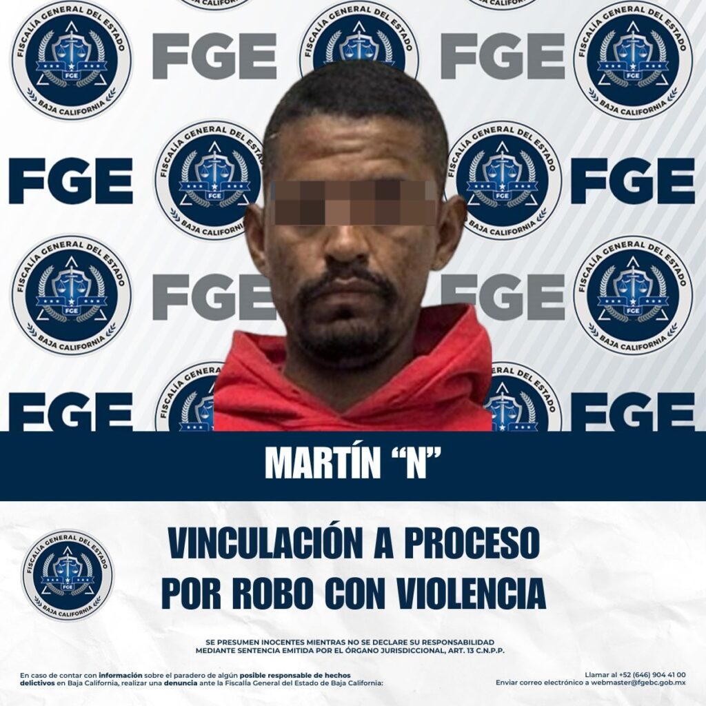 Vinculan a proceso a hombre por robo con violencia en Lomas Conjunto Residencial