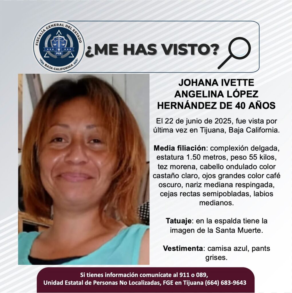 Pesquisa de Johana Ivette Angelina López Hernández de 40 años