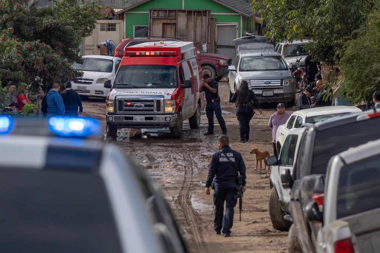 Tres personas resultan lesionadas por arma de fuego en Ejido Ojo de Agua; agresor también fue herido