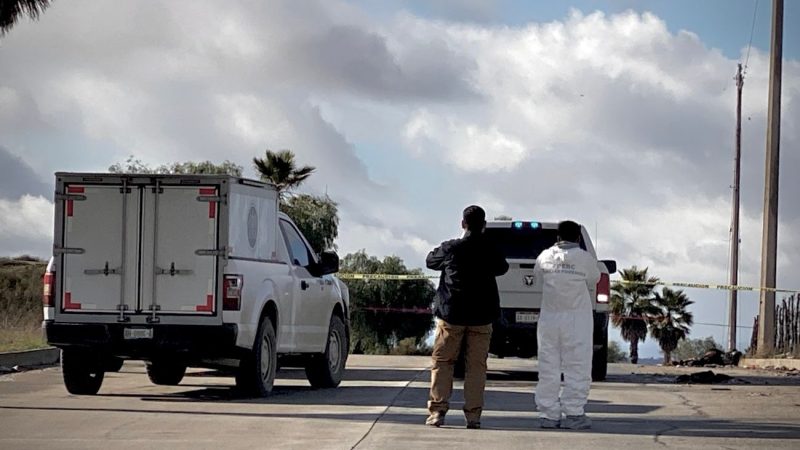 Encuentran a persona calcinada en vía pública de la colonia Palma Real