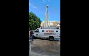 Dip. Molina García entrega ambulancia a Bomberos de Mexicali para estación El Faro