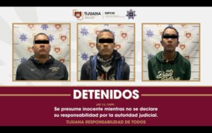 Detiene Policía Municipal a tres sujetos por incendio de vehículos