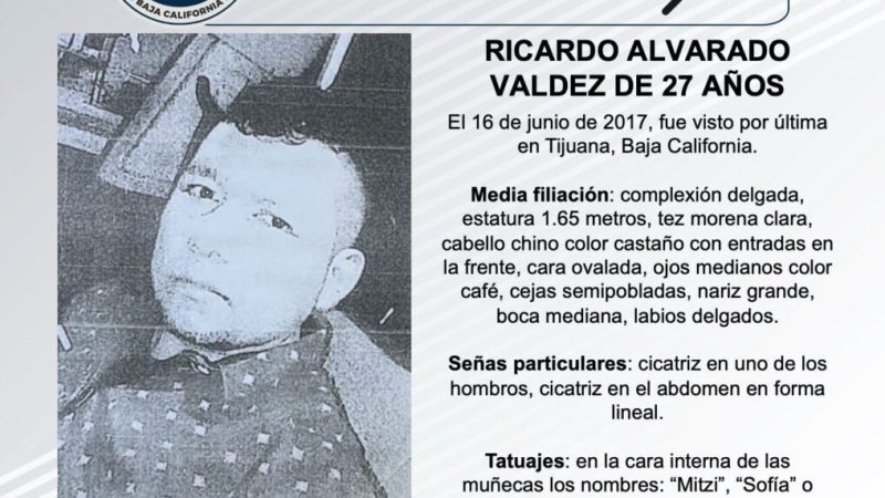 Pesquisa de Ricardo Alvarado Valdez de 27 años