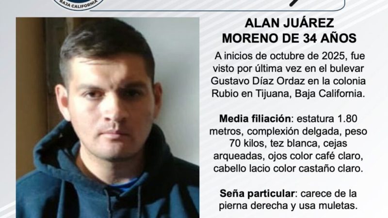 Pesquisa de Alan Juárez Moreno de 34 años