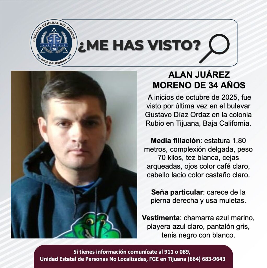 Pesquisa de Alan Juárez Moreno de 34 años