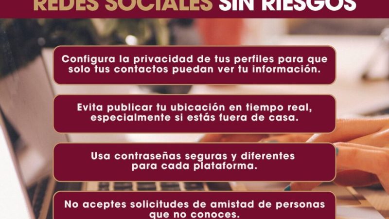 Emite SSPCM recomendaciones para una navegación segura en redes sociales