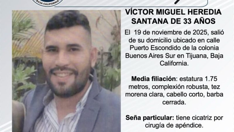 Pesquisa de Víctor Miguel Heredia Santana de 33 años