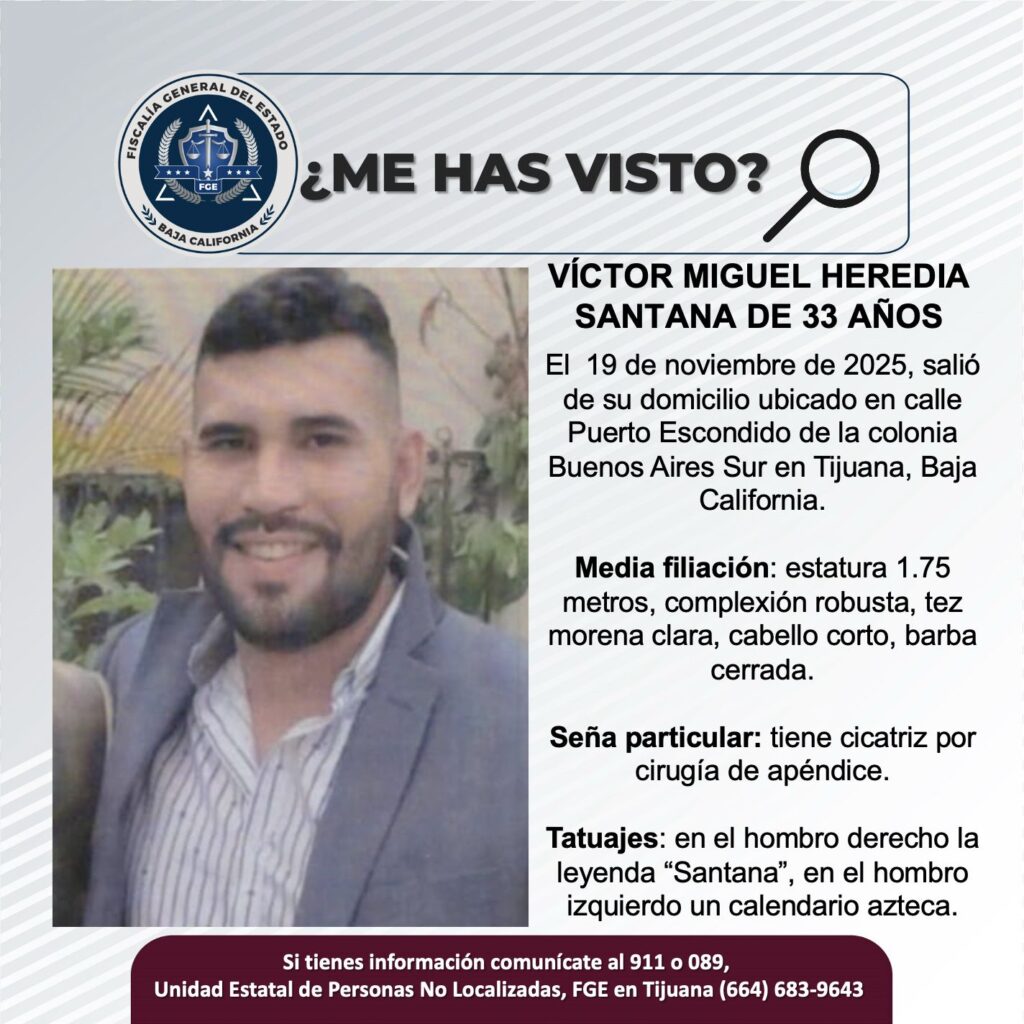 Pesquisa de Víctor Miguel Heredia Santana de 33 años