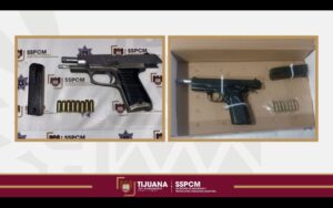 Detiene SSPCM a dos personas en posesión de armas de fuego en diferentes hechos