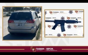 Asegura Policía Municipal de Tijuana a tres presuntos responsables de ataque armado contra tripulantes de taxi
