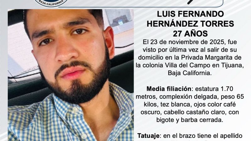 Pesquisa de Luis Fernando Hernández Torres de 27 años