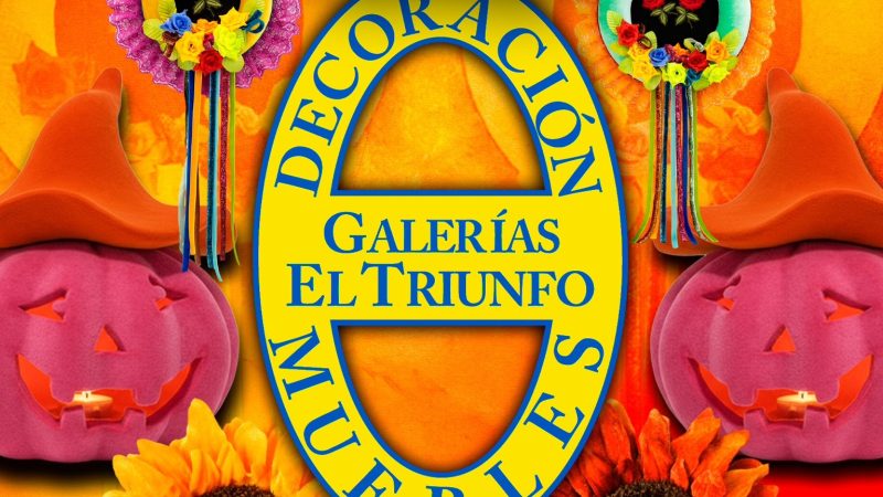 ¿Quién es el dueño de Galerías El Triunfo, famosa por sus adornos de Halloween, Navidad y esculturas únicas?