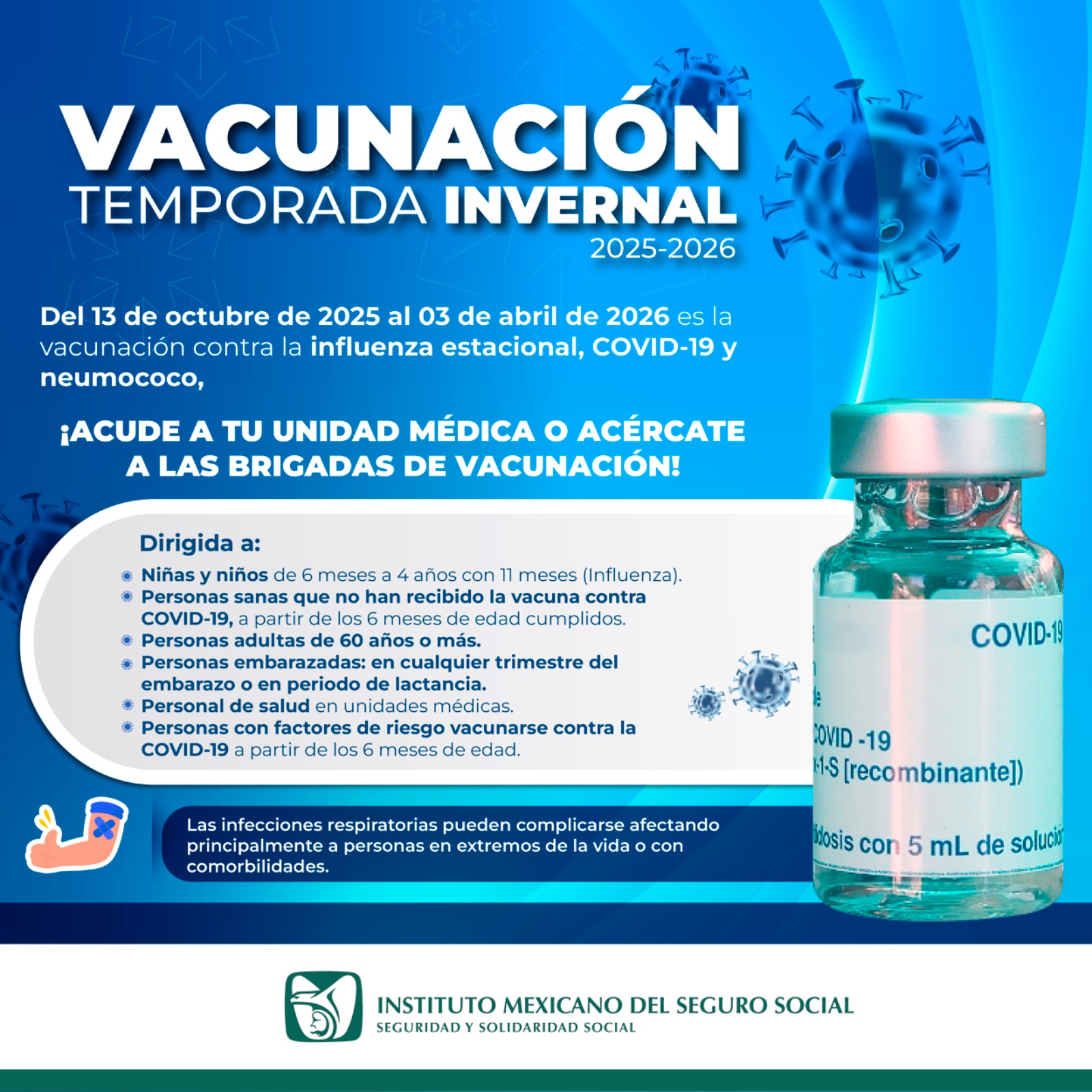 ¿Puedo vacunarme contra la influenza y el covid al mismo tiempo?