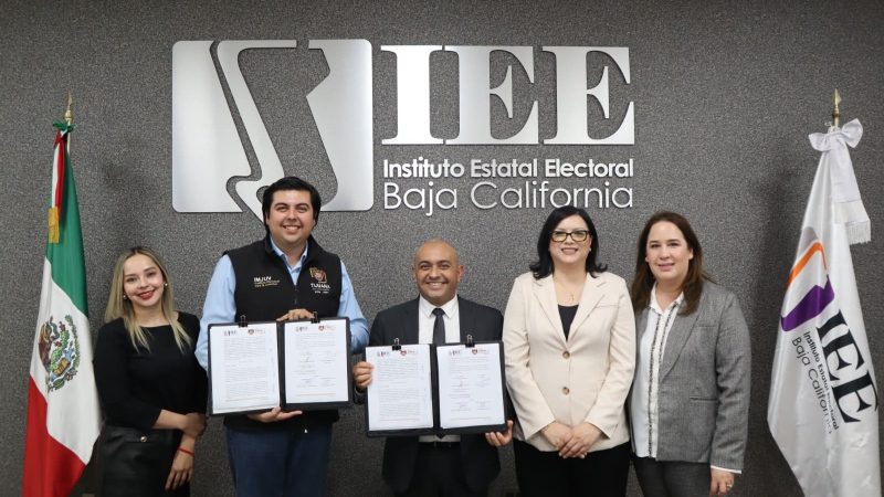 IEEBC e IMJUV de Tijuana Signan Convenio de Colaboración