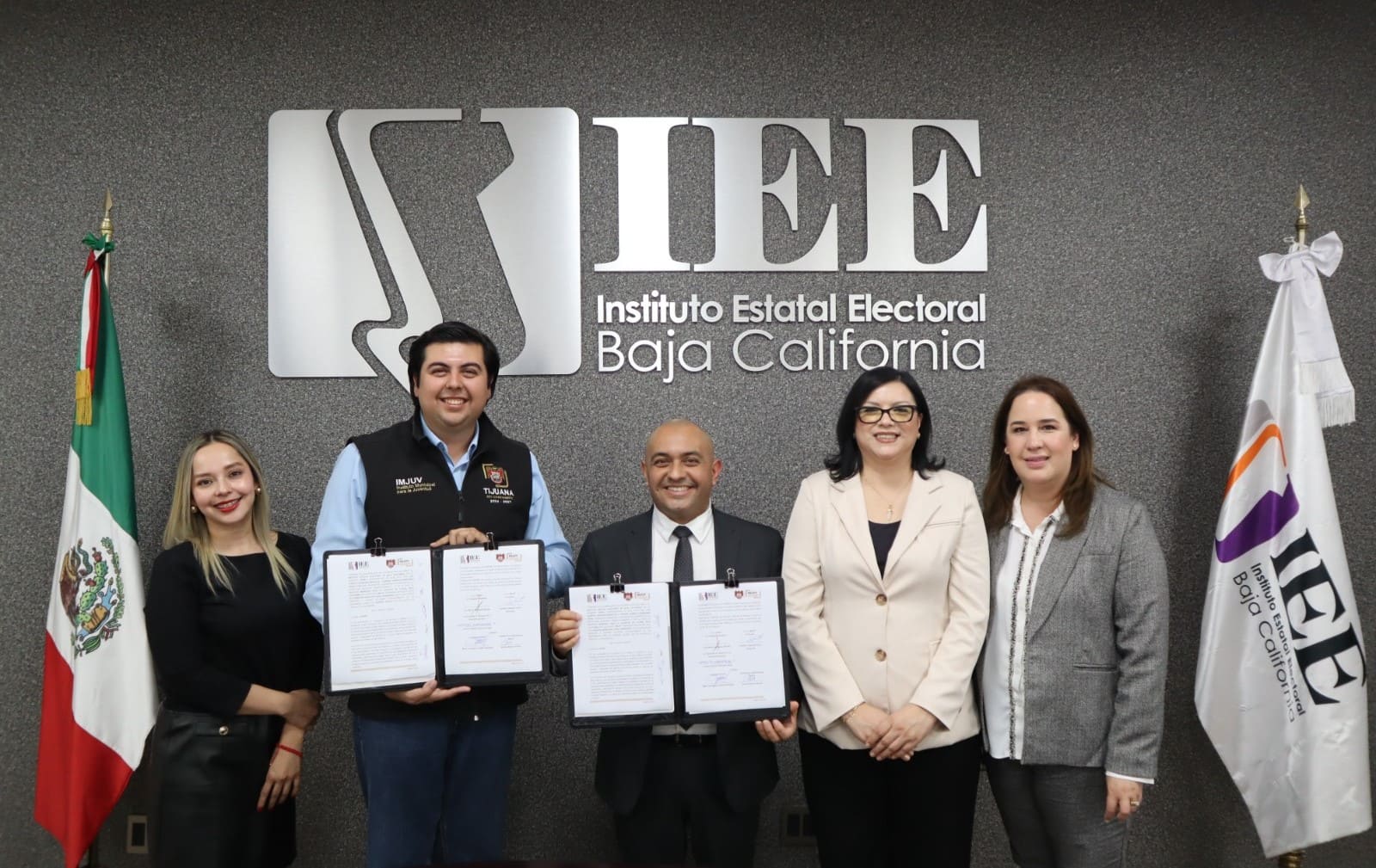 IEEBC e IMJUV de Tijuana Signan Convenio de Colaboración