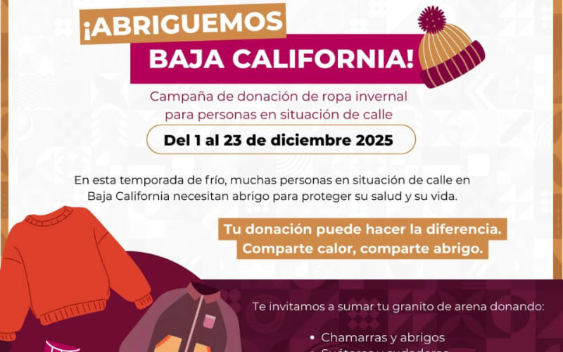 ¡Abriguemos a Baja California!
