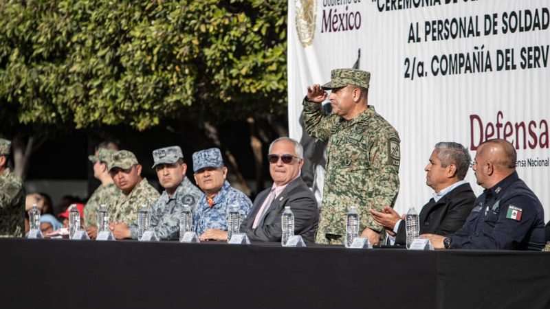 Realizan ceremonia de clausura y entrega de cartillas liberadas a jóvenes que concluyeron su Servicio Militar Nacional en Tijuana