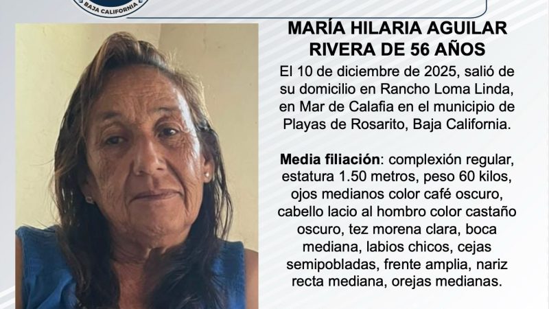 Pesquisa de María Hilaria Aguilar Rivera de 56 años