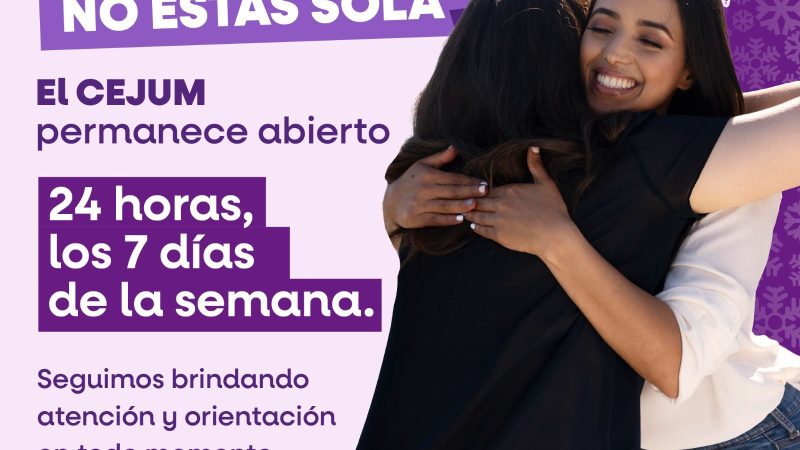 Garantiza CEJUM atención las 24 horas durante festividades decembrinas en Baja California