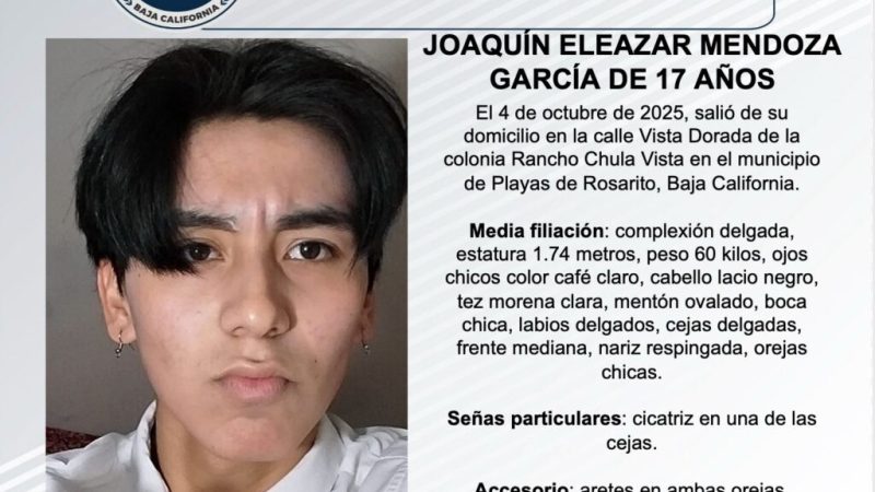 Pesquisa de Joaquín Eleazar Mendoza García de 17 años