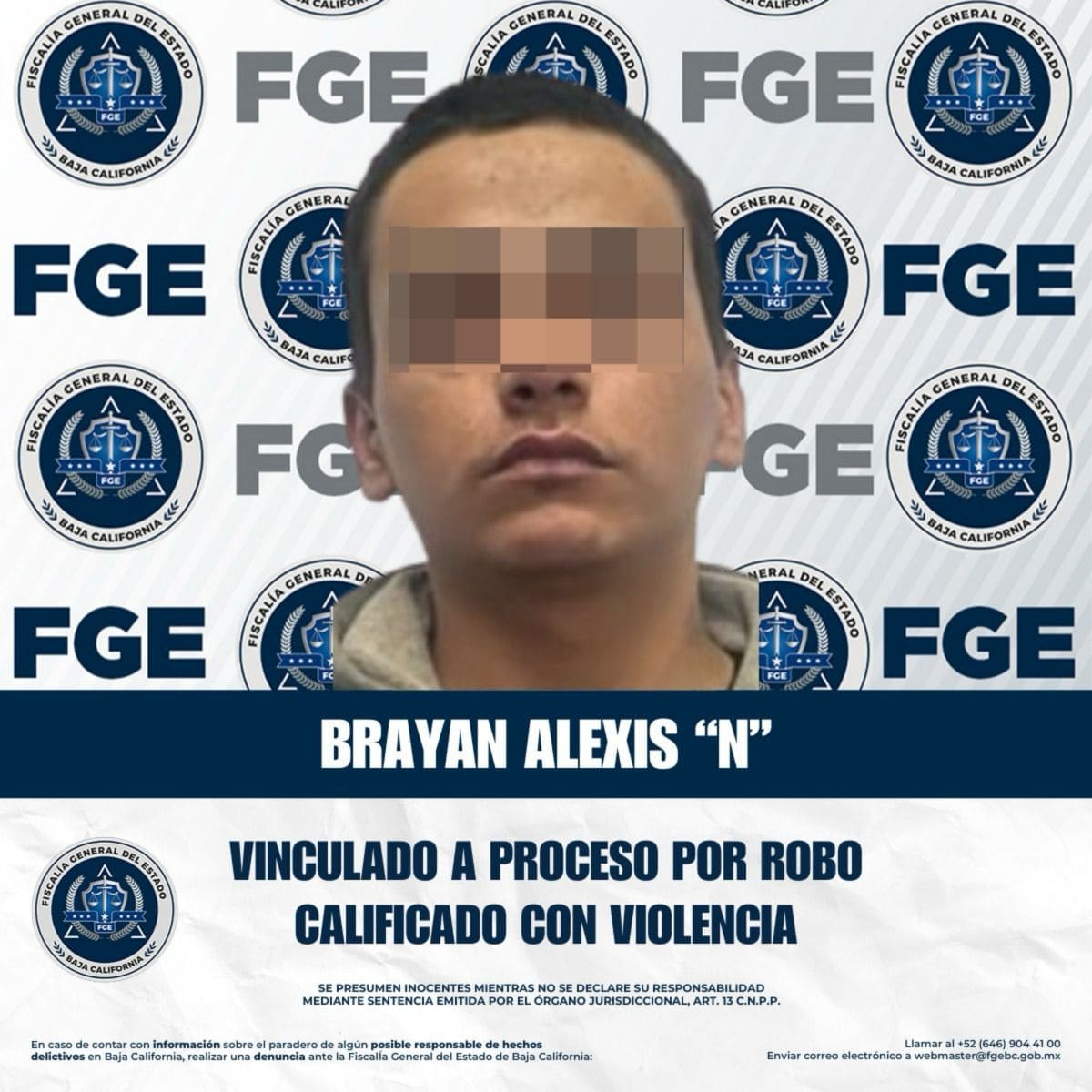 Es Vinculado a Proceso acusado de robo calificado con violencia