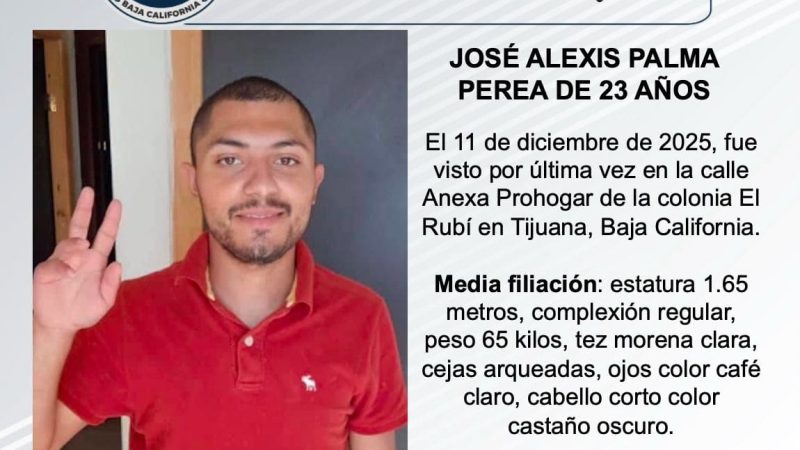 Pesquisa de José Alexis Palma Perea de 23 años
