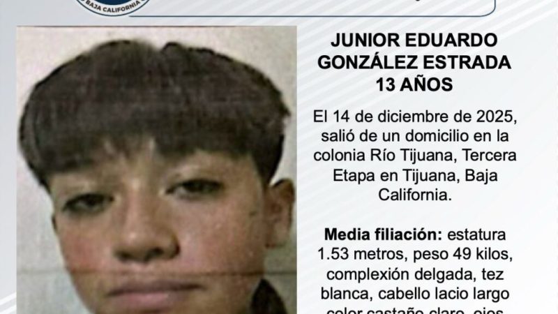 Pesquisa de Junior Eduardo González Estrada de 13 años