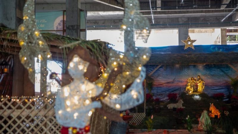La Catedral de Nuestra Señora de Guadalupe exhibe nacimiento con animales reales