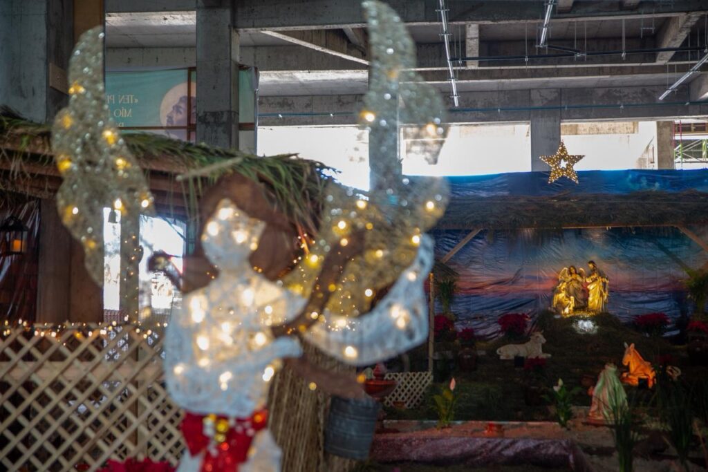 La Catedral de Nuestra Señora de Guadalupe exhibe nacimiento con animales reales