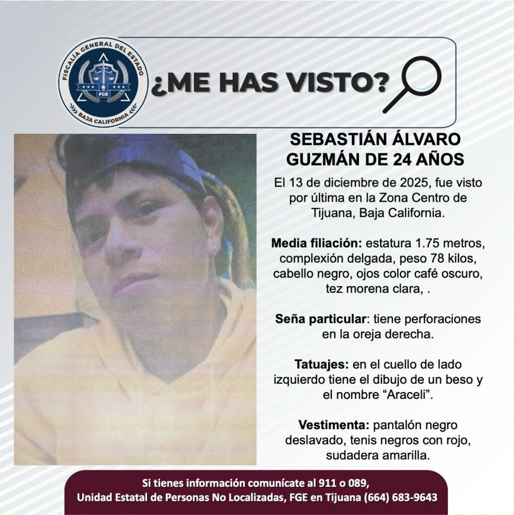 Pesquisa de Sebastián Álvarado Guzmán de 24 años
