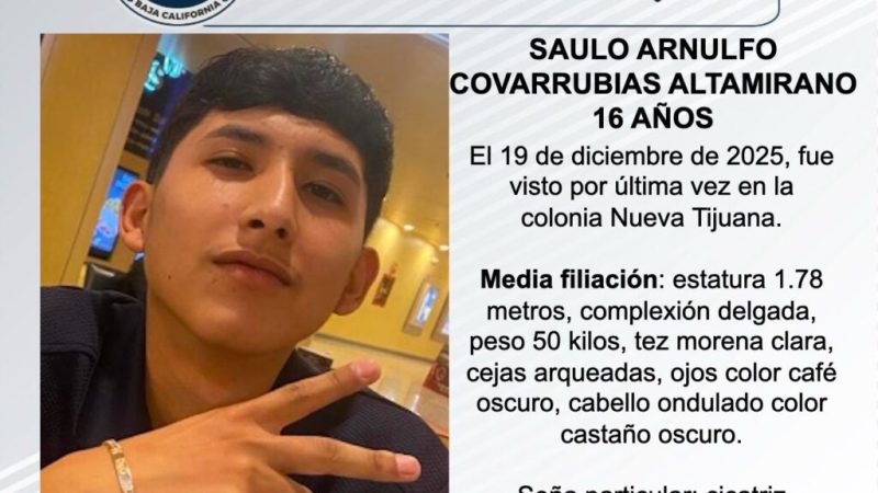 Pesquisa de Saulo Arnulfo Covarrubias Altamirano de 16 años