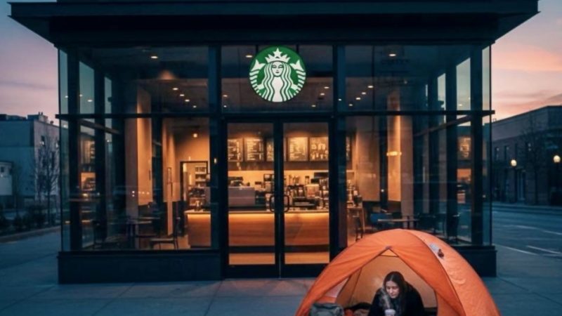 El oso Bearista de Starbucks que hizo madrugar y hasta acampar a los consumidores