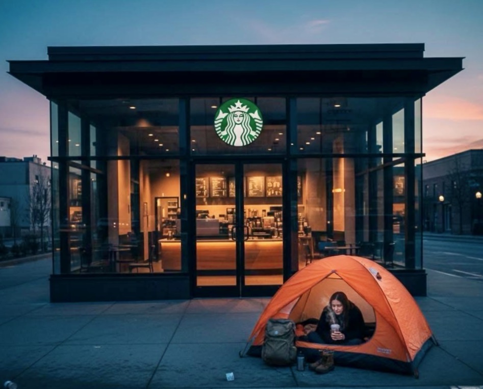 El oso Bearista de Starbucks que hizo madrugar y hasta acampar a los consumidores