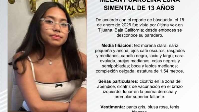 Pesquisa de Melany Carolina Luna Simental de 13 años de edad
