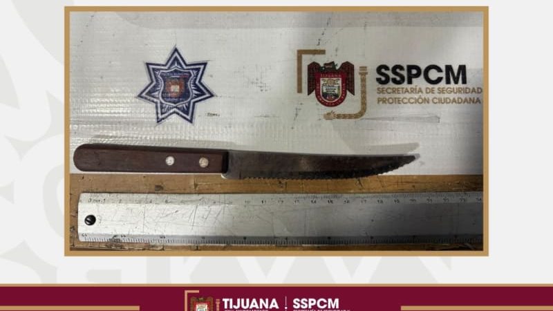 Detiene Policía Municipal a mujer por agresión y lesiones con objeto punzocortante a su cónyuge