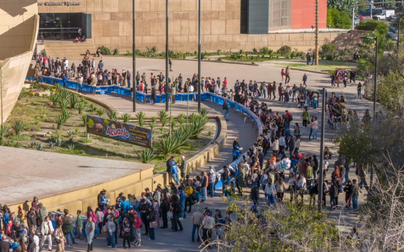 Parten Monumental Rosca en el Centro Cultural de Tijuana