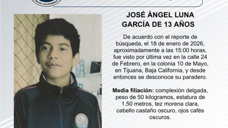 Pesquisa de José Ángel Luna García de 13 años de edad