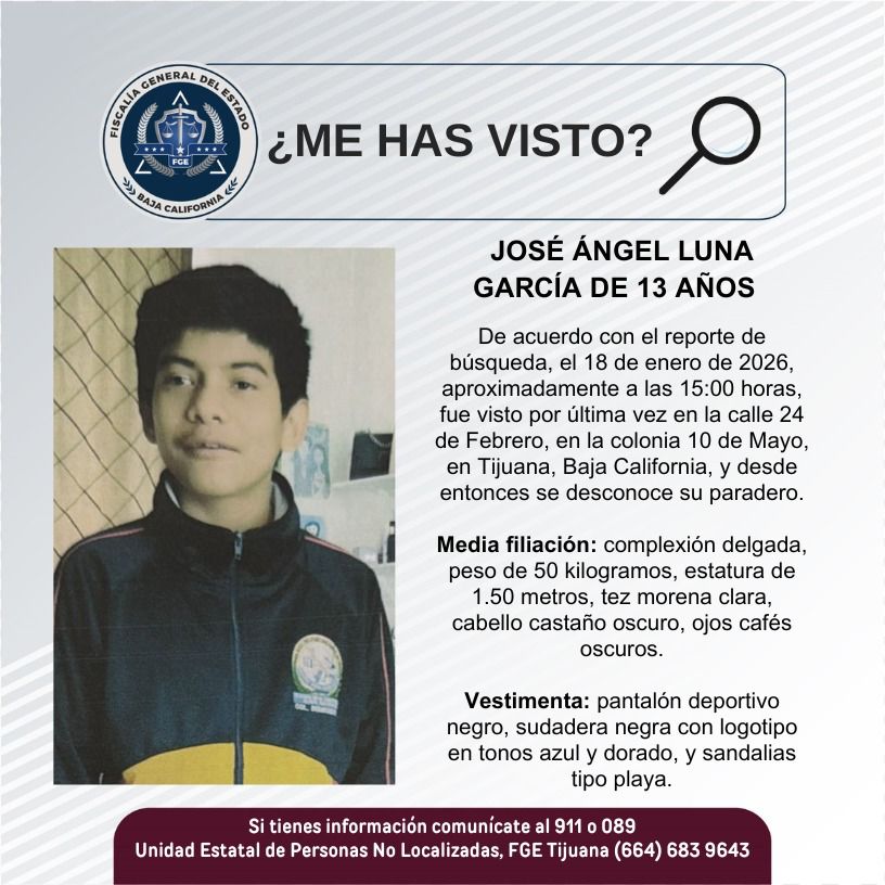 Pesquisa de José Ángel Luna García de 13 años de edad