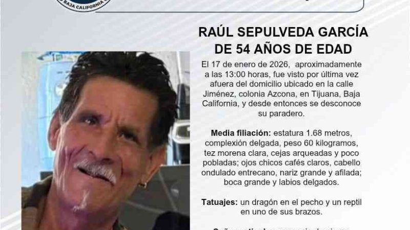 Pesquisa de Raúl Sepulveda García de 54 años de edad