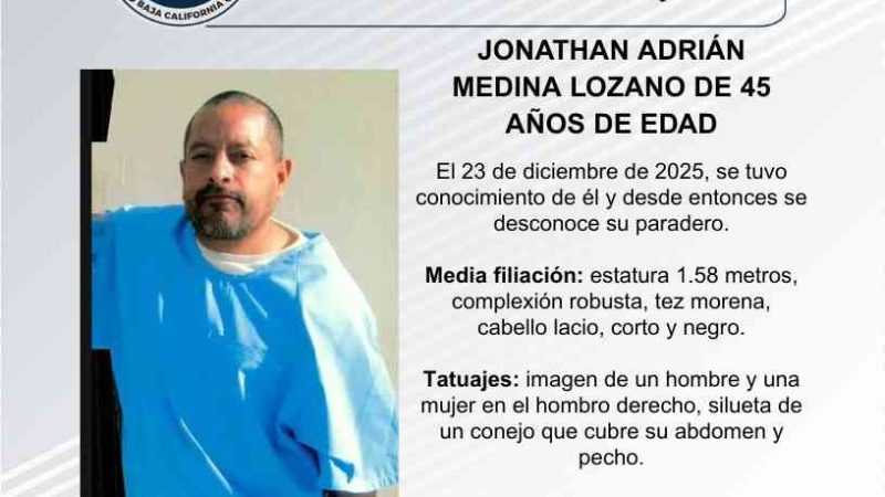 Pesquisa de Jonathan Adrián Medina Lozano de 45 años de edad