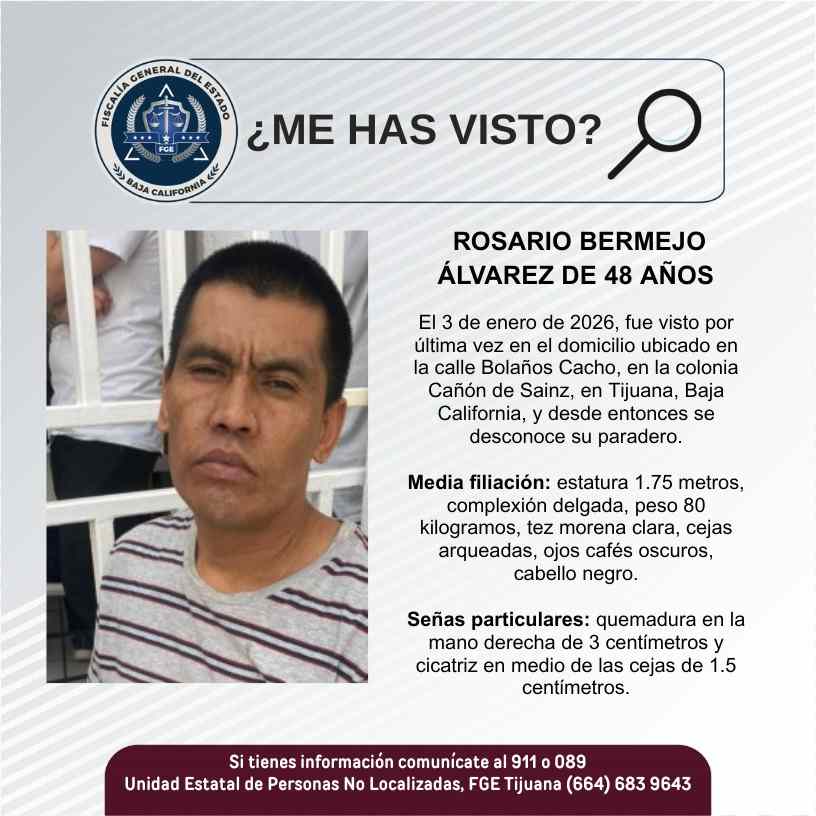 Pesquisa de Rosario Bermejo Álvarez de 48 años de edad