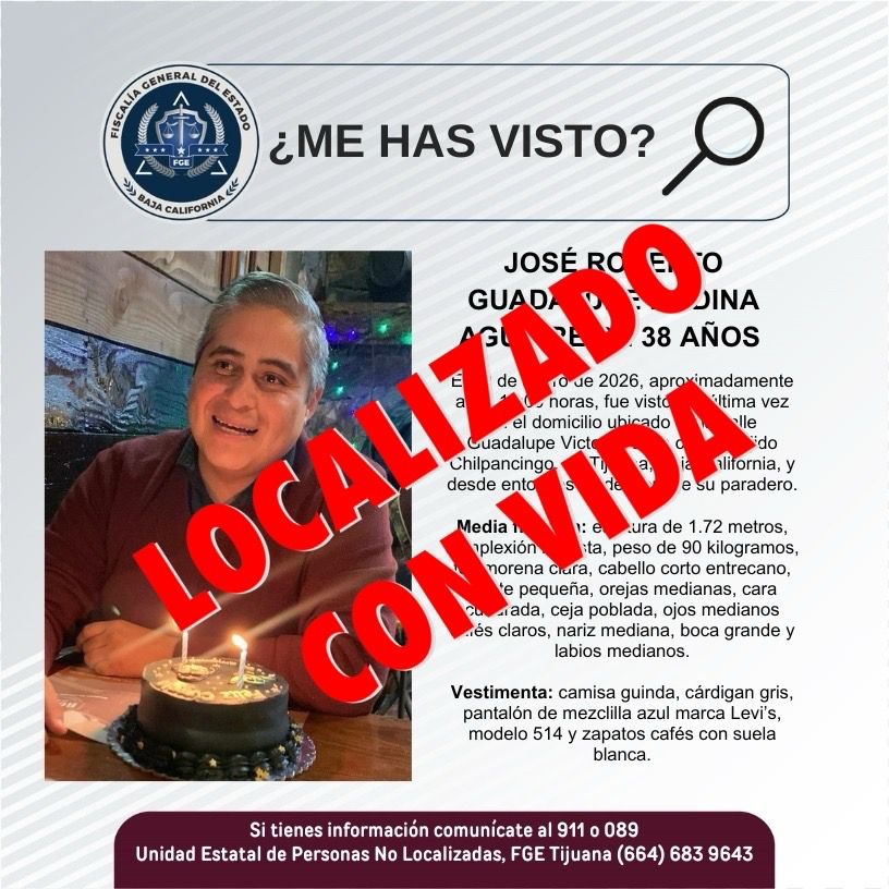 Cancelación de Pesquisa de José Roberto Guadalupe Medina Aguirre