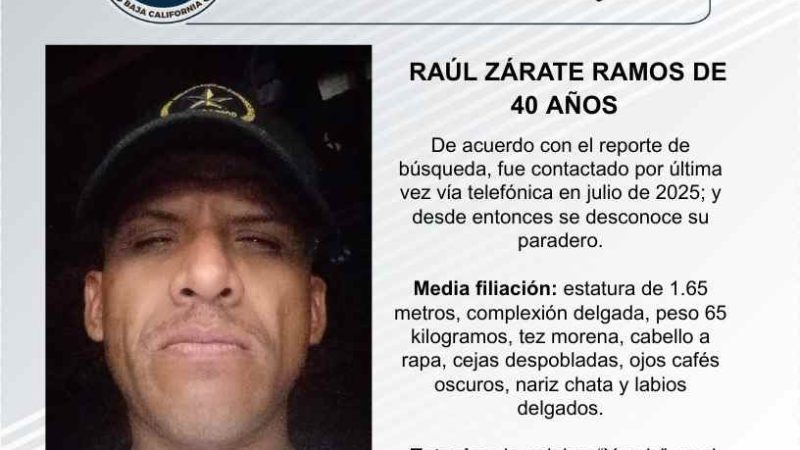 Pesquisa de Raúl Zárate Ramos de 40 años de edad