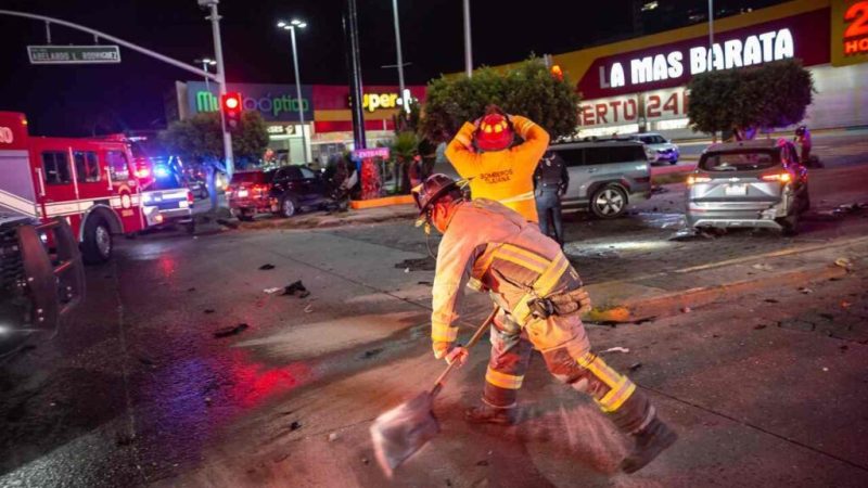 Carambola en Zona Río; sin lesionados de gravedad